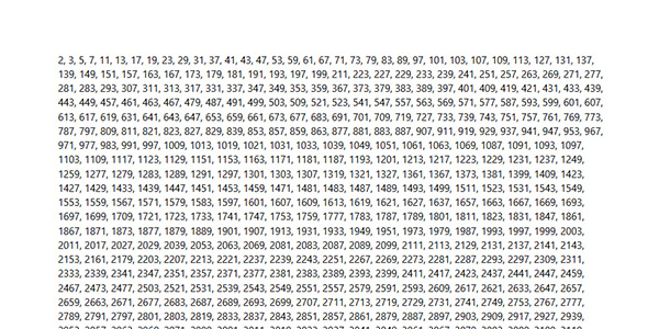 Prime Number Calculator